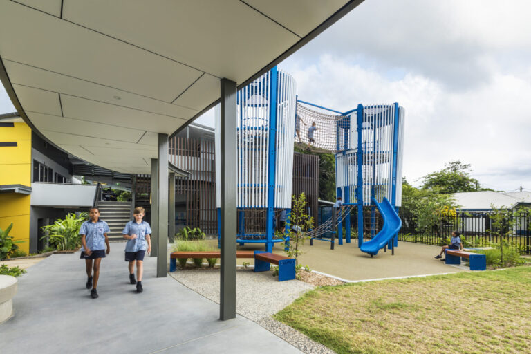 Architectural photography of OLHOC School